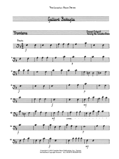 Galliard Battaglia - Trombone von Canadian Brass Quintet (Download) 