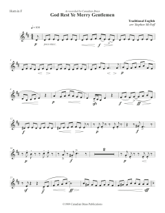 God Rest Ye Merry Gentlemen - F Horn von Canadian Brass Quintet (Download) 