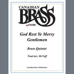 God Rest Ye Merry Gentlemen - Full Score von Canadian Brass Quintet (Download) 