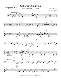 Golliwog's Cakewalk - Bb Trumpet 2 von Canadian Brass Quintet (Download) 