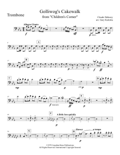 Golliwog's Cakewalk - Trombone von Canadian Brass Quintet (Download) 