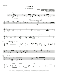 Granada - F Horn von Canadian Brass Quintet (Download) 
