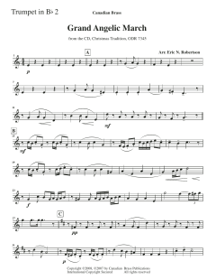 Grand Angelic March - Bb Trumpet 2 von Canadian Brass Quintet (Download) 
