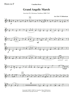Grand Angelic March - F Horn von Canadian Brass Quintet (Download) 