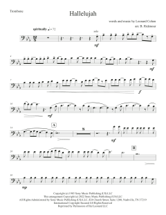 Hallelujah - Trombone von Canadian Brass Quintet (Download) 