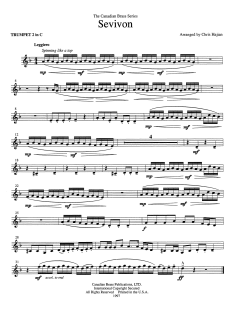 Hanukah Trilogy - F Horn von Canadian Brass Quintet (Download) 