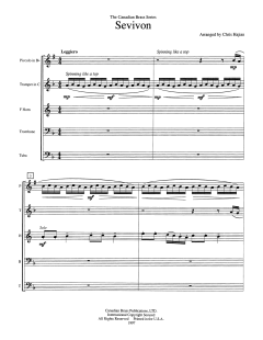 Hanukah Trilogy - Full Score von Canadian Brass Quintet (Download) 