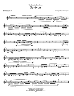 Hanukah Trilogy - Trumpet 2 in C von Canadian Brass Quintet (Download) 