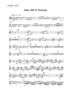 Jolly Old St. Nicholas - Bb Trumpet 1 von Canadian Brass Quintet (Download) 