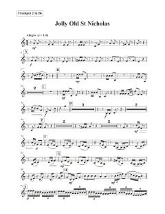 Jolly Old St. Nicholas - Bb Trumpet 2 von Canadian Brass Quintet (Download) 