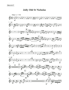 Jolly Old St. Nicholas - F Horn von Canadian Brass Quintet (Download) 