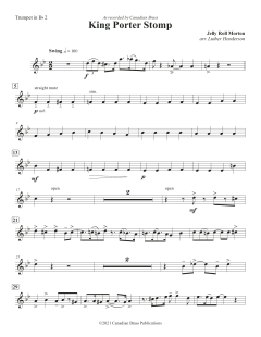 King Porter Stomp - Bb Trumpet 2 von Canadian Brass Quintet (Download) 