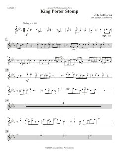 King Porter Stomp - F Horn von Canadian Brass Quintet (Download) 