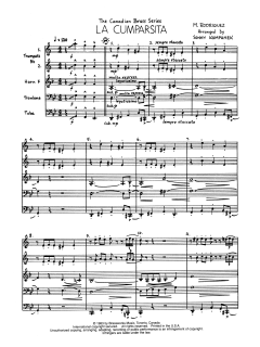 La Cumparsita - Full Score von Canadian Brass Quintet (Download) 