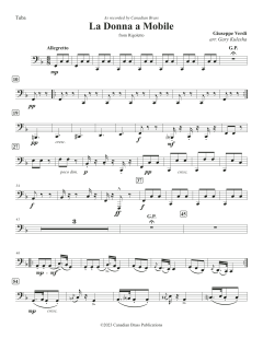 La Donna e Mobile - Tuba von Canadian Brass Quintet (Download) 