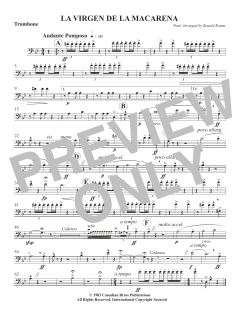 La Virgen De La Macarena - Trombone von Canadian Brass Quintet (Download) 