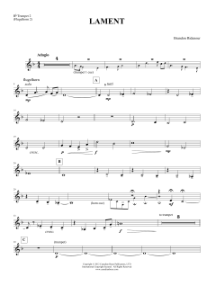 Lament - Bb Trumpet 2 von Canadian Brass Quintet (Download) 