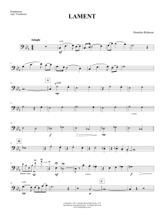 Lament - Euphonium von Canadian Brass Quintet (Download) 