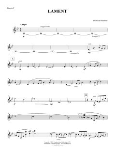 Lament - F Horn von Canadian Brass Quintet (Download) 
