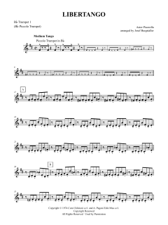 Libertango - Bb Trumpet 1 von Canadian Brass Quintet (Download) 