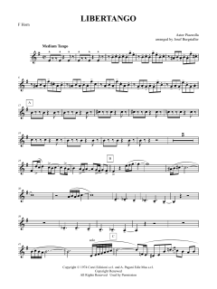 Libertango - F Horn von Canadian Brass Quintet (Download) 