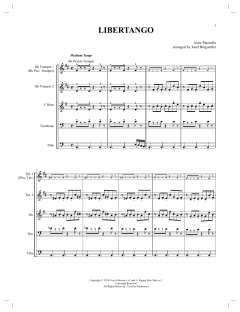 Libertango - Full Score von Canadian Brass Quintet (Download) 