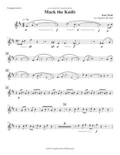 Mack The Knife - Bb Trumpet 1 von Canadian Brass Quintet (Download) 