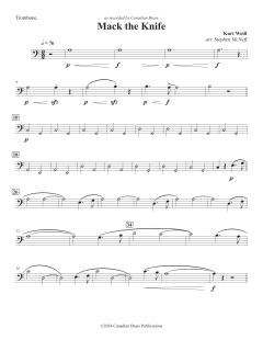 Mack The Knife - Trombone von Canadian Brass Quintet (Download) 