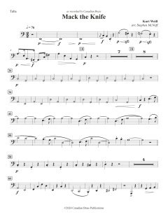 Mack The Knife - Tuba von Canadian Brass Quintet (Download) 