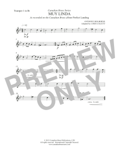 Muy Linda - Bb Trumpet 1 von Canadian Brass Quintet (Download) 