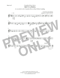Muy Linda - F Horn von Canadian Brass Quintet (Download) 