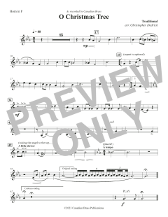 O Christmas Tree - F Horn von Canadian Brass Quintet (Download) 