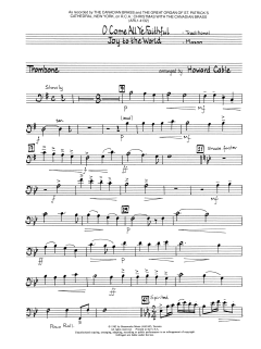 O Come All Ye Faithful / Joy to the World - Trombone von Canadian Brass Quintet (Download) 