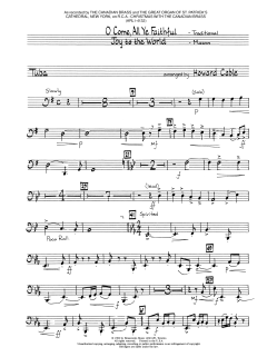 O Come All Ye Faithful / Joy to the World - Tuba von Canadian Brass Quintet (Download) 