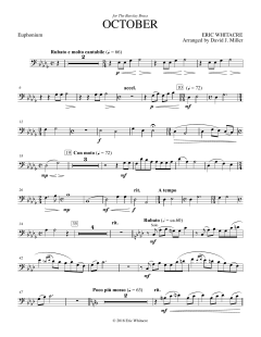 October - Euphonium von Eric Whitacre (Download) 