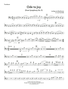 Ode to Joy - Trombone von Canadian Brass Quintet (Download) 