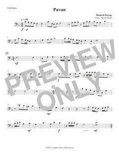 Pavan - Trombone von Canadian Brass Quintet (Download) 