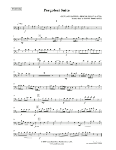 Pergolesi Suite - Trombone von Canadian Brass Quintet (Download) 