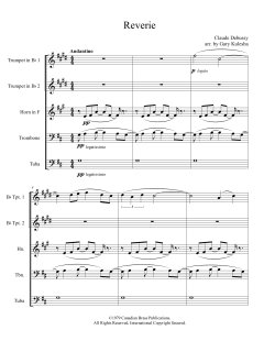 Reverie - Full Score von Canadian Brass Quintet (Download) 