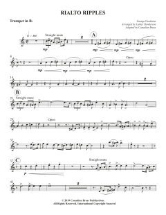 Rialto Ripples - Bb Trumpet von Canadian Brass Quintet (Download) 