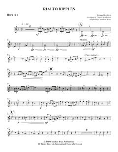 Rialto Ripples - F Horn von Canadian Brass Quintet (Download) 