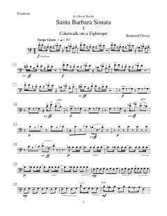 Santa Barbara Sonata - Trombone von Canadian Brass Quintet (Download) 