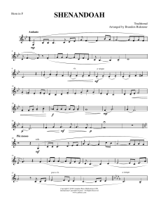 Shenandoah - F Horn von Canadian Brass Quintet (Download) 