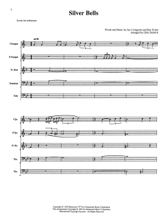 Silver Bells - Full Score von Canadian Brass Quintet (Download) 