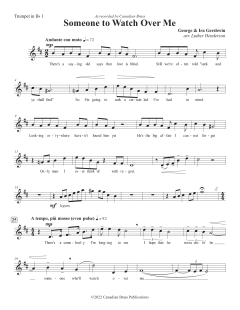 Someone to Watch Over Me - Bb Trumpet 1 von Canadian Brass Quintet (Download) 