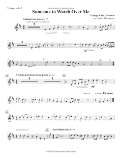 Someone to Watch Over Me - Bb Trumpet 2 von Canadian Brass Quintet (Download) 