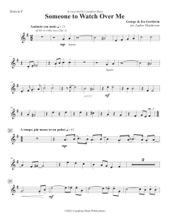 Someone to Watch Over Me - F Horn von Canadian Brass Quintet (Download) 