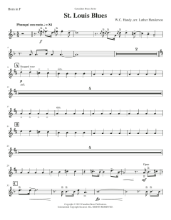 St. Louis Blues - F Horn von Canadian Brass Quintet (Download) 
