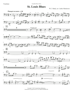 St. Louis Blues - Trombone von Canadian Brass Quintet (Download) 