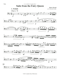 Suite from the Fairy Queen - Tuba von Canadian Brass Quintet (Download) 